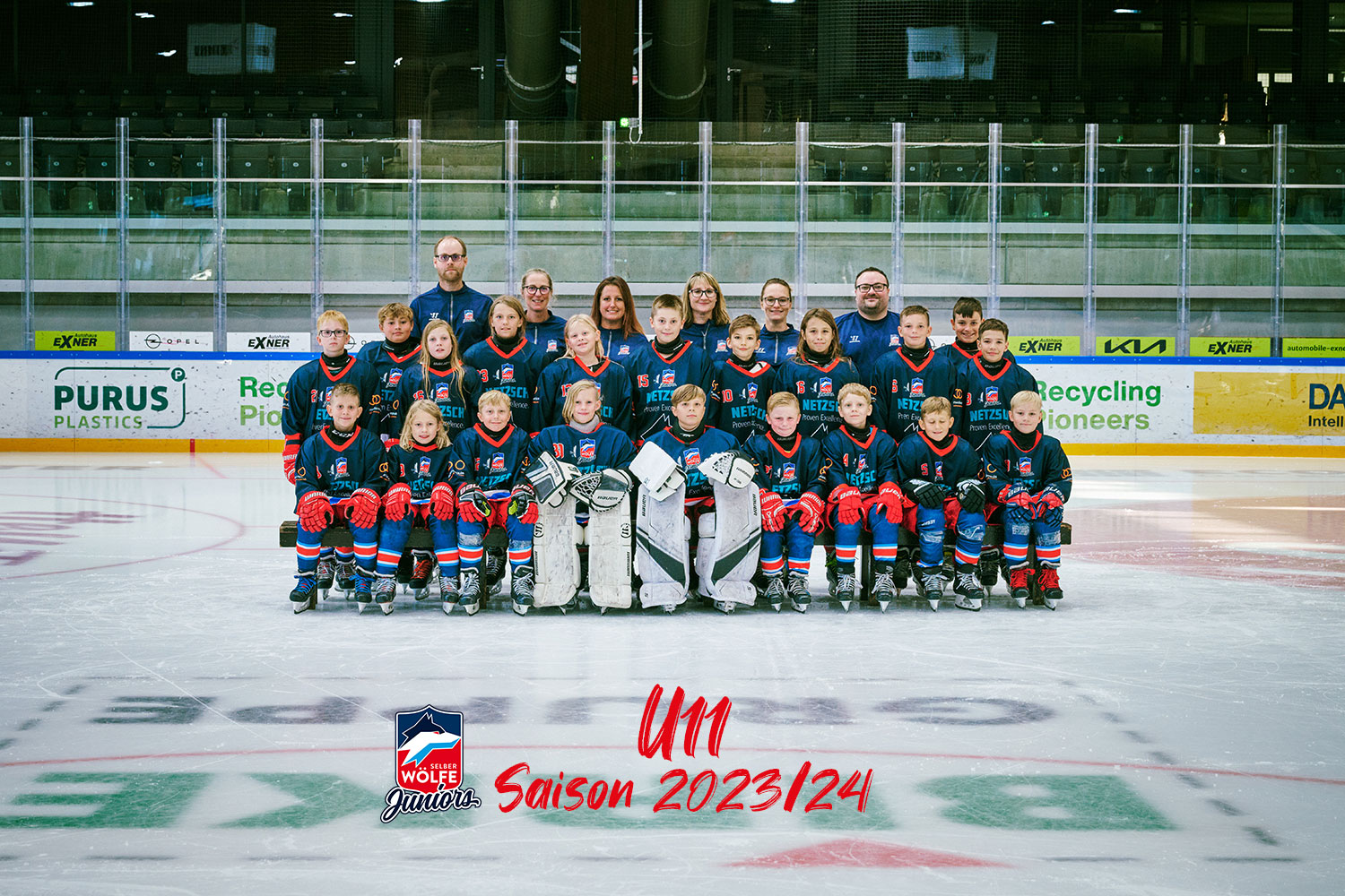 Mannschaftsbild Selber Wölfe Juniors - U11 - Saison 23/24