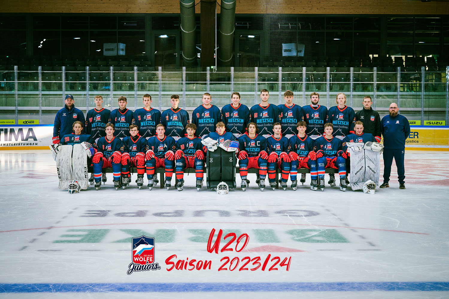 Mannschaftsbild Selber Wölfe Juniors - U20 - Saison 23/24