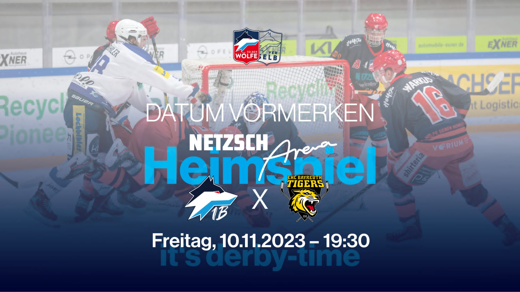 Vorankündigung 1b: Derby Gegen EHC Bayreuth Tigers